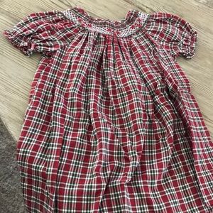 Simply Smock Christmas Plaid Dress